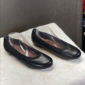 Rose Petals by walking cradles Elegant Black Women's Leather Loafers